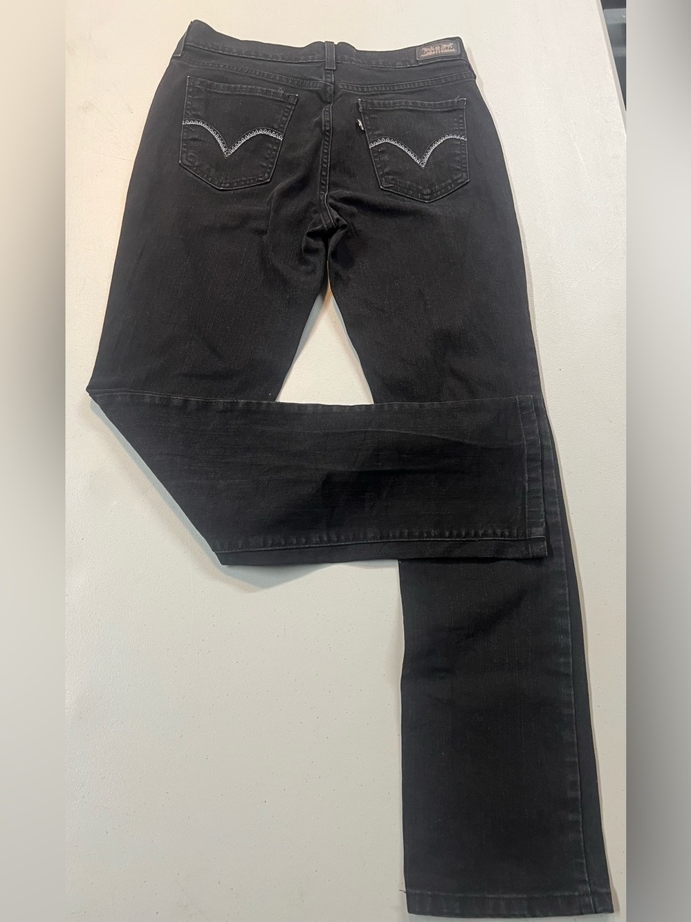 Levi’s 505 Straight Leg Black Jeans Women’s Size 8L W28 L34